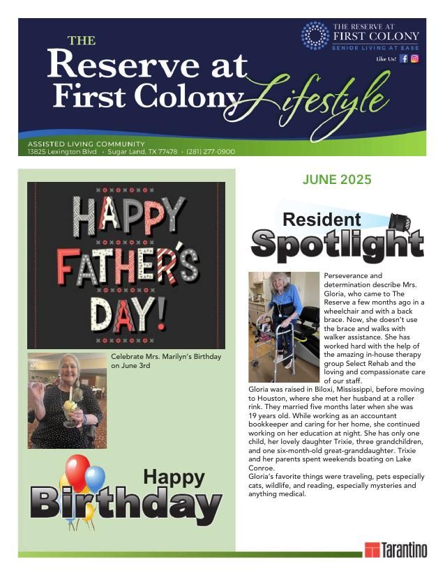 Assisted Living Current Newsletter